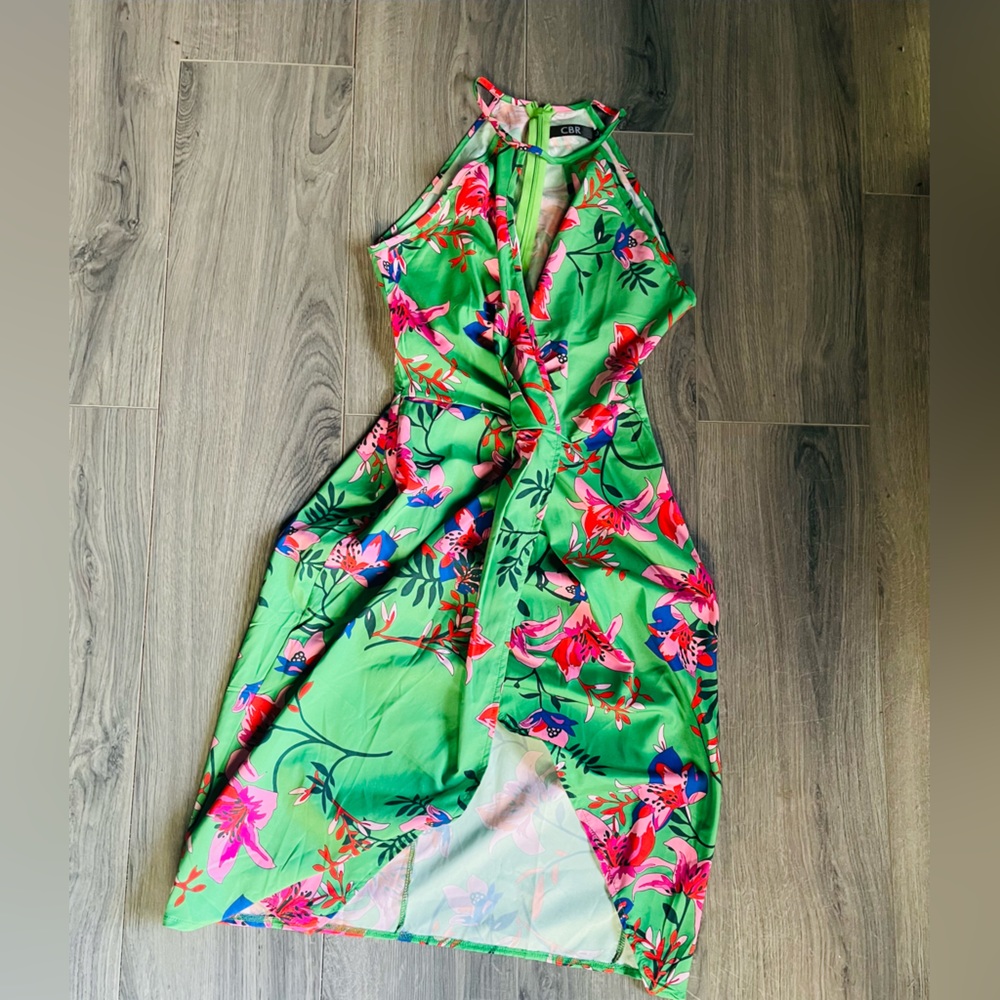 💚💖 CBR Green Flowery Dress 💖💚
